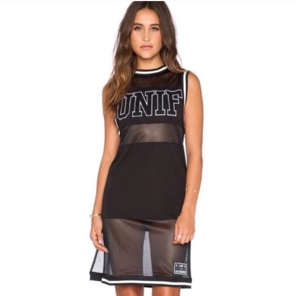 UNIF striped dev mesh jersey dress - Picture 2 of 6